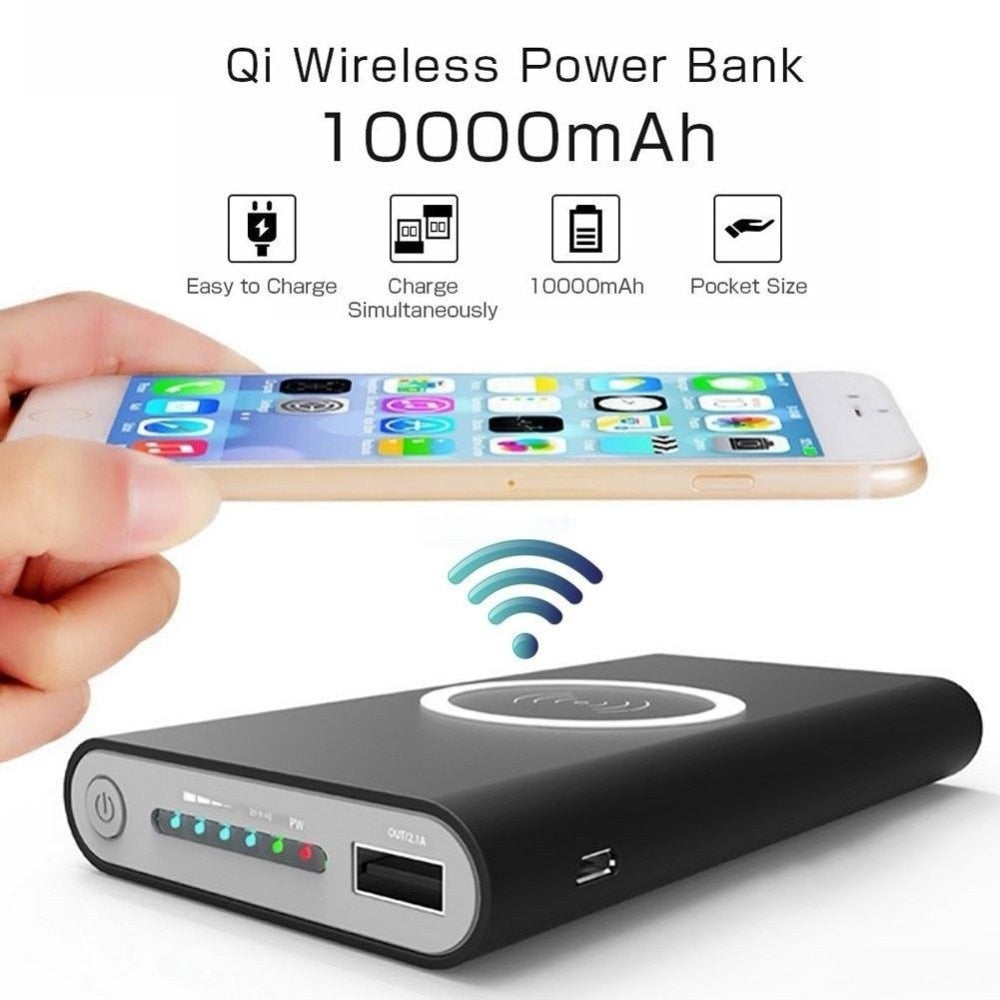 Graan Belichamen deur Qi Smart Wireless Powerbank – sam + oleander