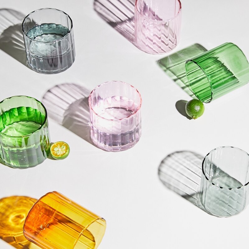 Rainbow Cocktail Glasses