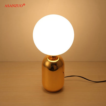 Modern Glass Ball Table Lamp