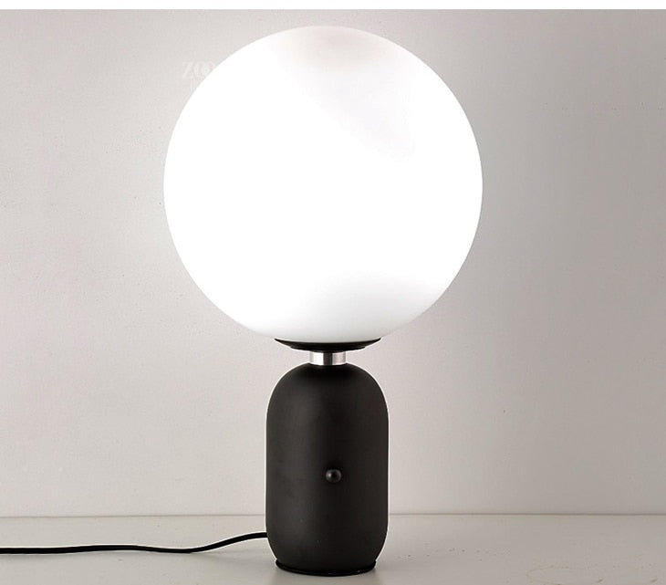 Modern Glass Ball Table Lamp