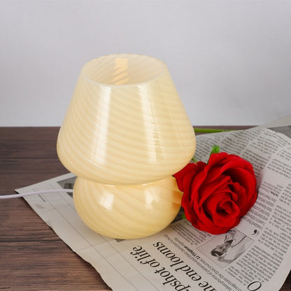 Small Murano Glass Mushroom Lamp