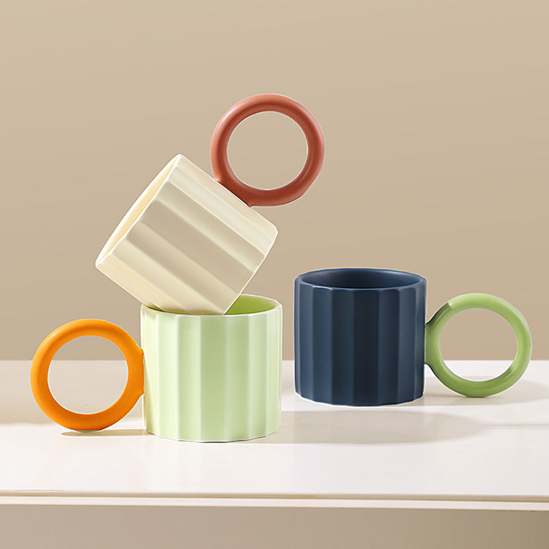 Colorful MOD ceramic mugs